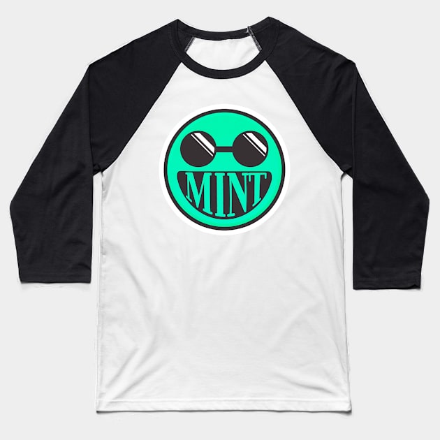 That's Mint! Mancunian slang Manchester dialect smiley face Baseball T-Shirt by jimmy-digital